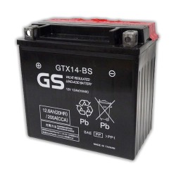 Μπαταρία GS GTX14-BS (YTX14-BS) Μπαταρία GS GTX14-BS (YTX14-BS)